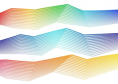 Tasarım öğesi birçok paralel çizgiler poligonal form21 hattı