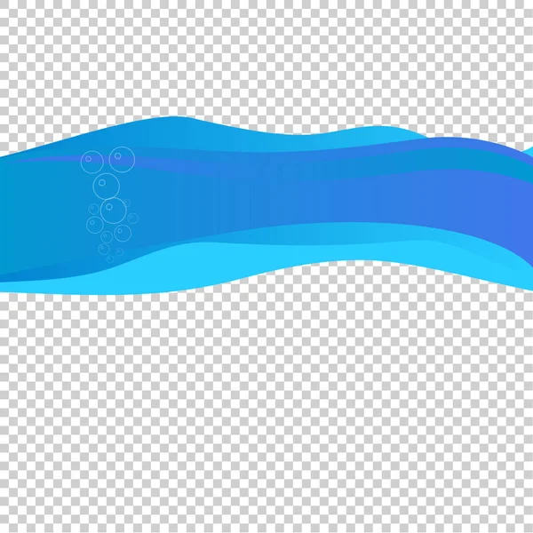 Sobreposição de fundo do elemento de design de água para mensagem09 — Vetor de Stock