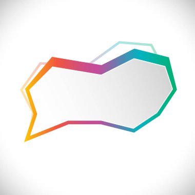 kabarcık şekil afiş için mesaj alıntı text01