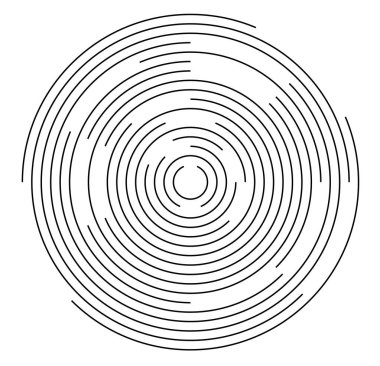 Beyaz background01 üzerinde öğe dairesel hedef etkisi tasarım