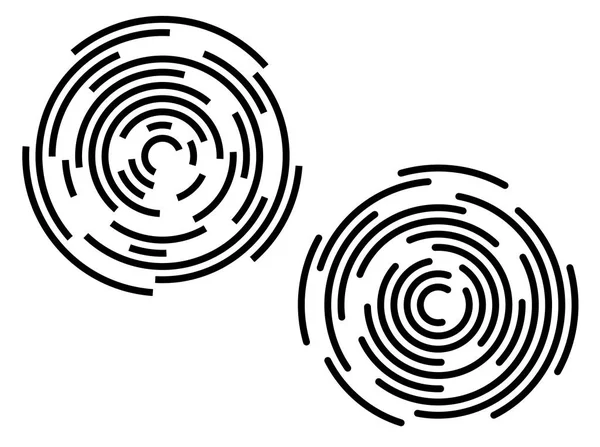 Σχεδιασμός στοιχείο κυκλική στόχο επίδραση στο λευκό background03 — Διανυσματικό Αρχείο