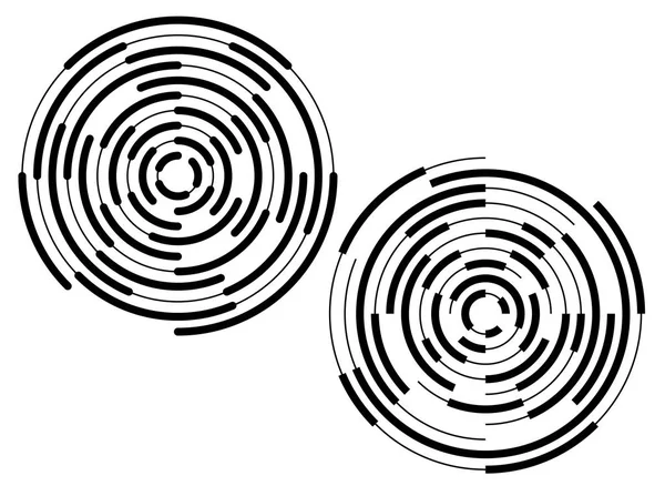 Elemento de diseño Efecto diana circular sobre fondo blanco04 — Archivo Imágenes Vectoriales