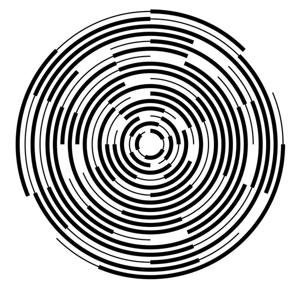 Elemento de projeto Efeito alvo circular no fundo branco10 — Vetor de Stock