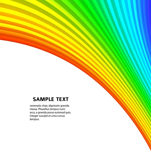 Rainbow spectrum luminous flux background cover page06 — Stock Vector