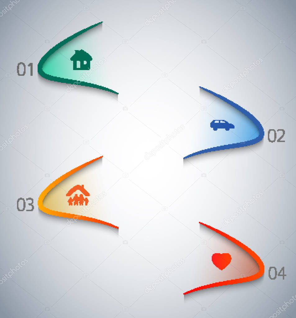 Modern Design Style Infographic Template Illustration Of Different Kinds Of Insurance Can Be Used For Infographics And Typography Chart Process The Insurance Company Business Service Steps Options Premium Vector In Adobe