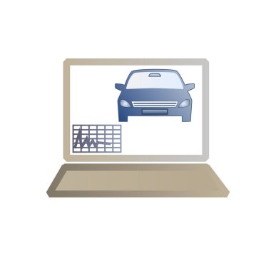 tasarım öğesi simgesi dizüstü simge tanı grafik avtomobil