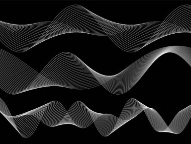 tasarım öğesi dalgalı çizgiler kasette siyah background02