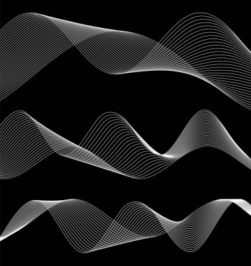 tasarım öğesi dalgalı çizgiler kasette siyah background01