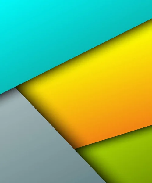 Design-Element Hintergrund überlagert farbige Papierbögen01 — Stockvektor