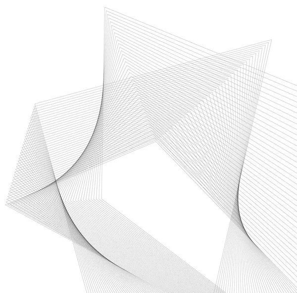 デザイン要素の波線テープ motion04 — ストックベクタ