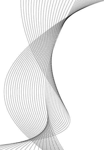 Дизайнерський елемент хвилясті лінії стрічковий рух11 — стоковий вектор