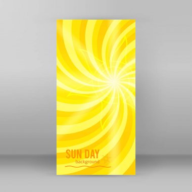 Tasarım öğeleri arka plan şablonu güneş gün yaz theme07