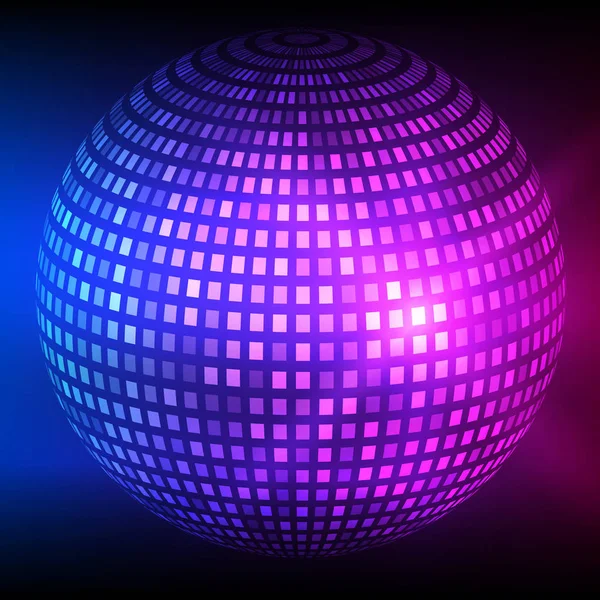 チラシの背景デザイン要素レトロな白熱光 disco05 — ストックベクタ