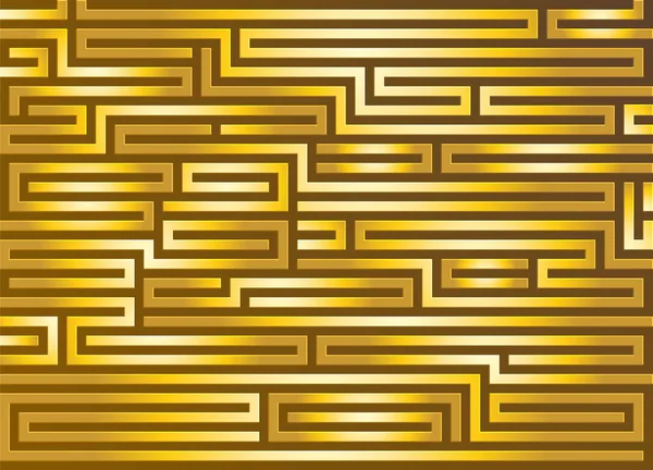 Labirinto dorato sfondo elementi di design pubblicità flyer01 — Vettoriale Stock
