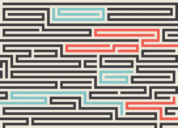 Maze vintage background design elements advertising flyer09 — Stock Vector