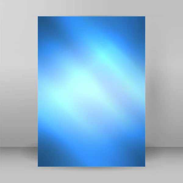 Blauwe achtergrond effect gloeiende highlight03 vervagen — Stockvector