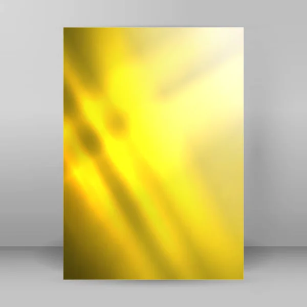 Goldene Unschärfe Hintergrundeffekt glühende Highlight09 — Stockvektor