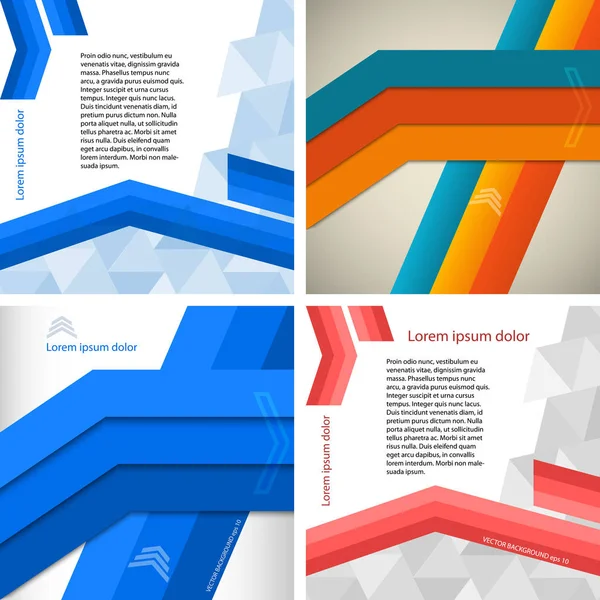 Nastavit šablony infografiky leták brožura design element25 — Stockový vektor