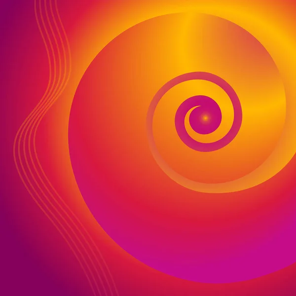 Espiral nautilus colores remolino fondo Elementos de diseño04 — Archivo Imágenes Vectoriales
