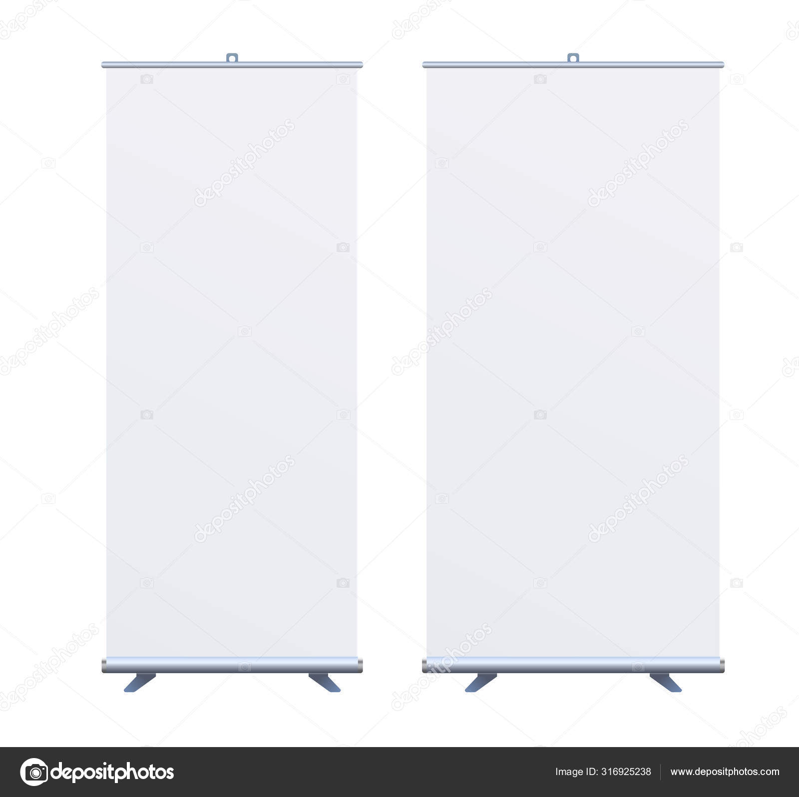 Premium 33 ½ x 80~90 Retractable Roll up Banner Stand Background Wall White for Background Removal Premium Curl-Free Wrinkle-Resistant Fabric Network Video Conference Photography Background 