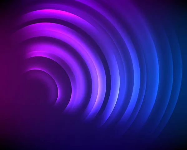 紫色背景设计元素发光效果 — 图库矢量图片