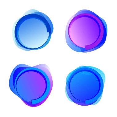 Soyut bulanıklık şekilleri renk eğriliği renkleri etkiler yumuşak geçiş suluboya beyaz arkaplan, arkaplan sunum teması için doku çocuk ürünleri, vektör illüstrasyon eps10