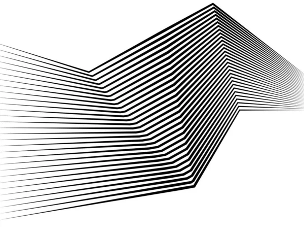 White Black Color Linear Background Design Elements Poligonal Lines Protective — Stock Vector