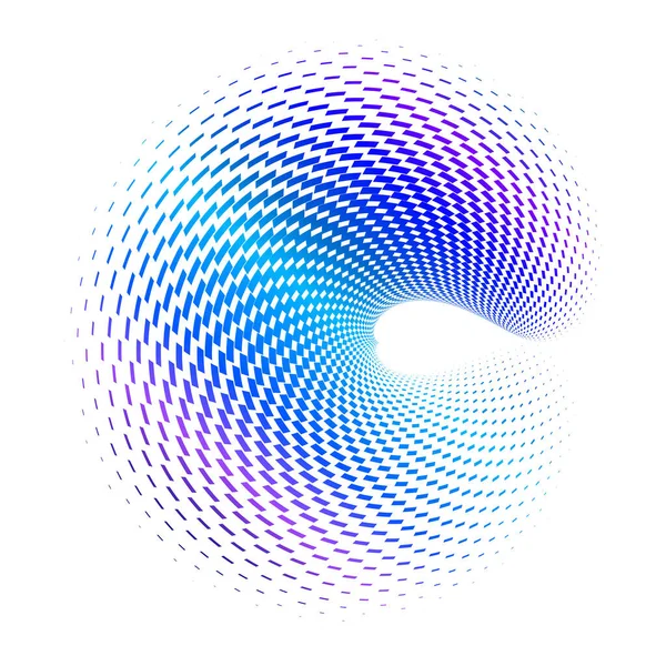 设计元素 3D壳涡旋圆圈优雅的形式 摘要白色背景隔离上的圆形标识元素颜色 创意艺术 用于推广新产品的矢量说明Eps 10数字 — 图库矢量图片