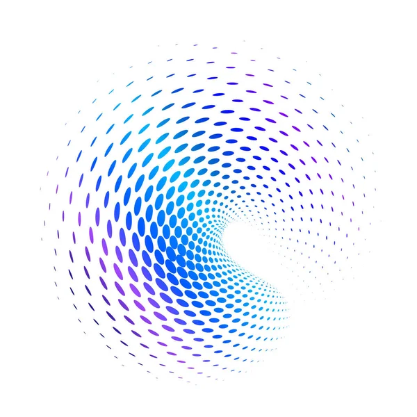 设计元素 3D壳涡旋圆圈优雅的形式 摘要白色背景隔离上的圆形标识元素颜色 创意艺术 用于推广新产品的矢量说明Eps 10数字 — 图库矢量图片