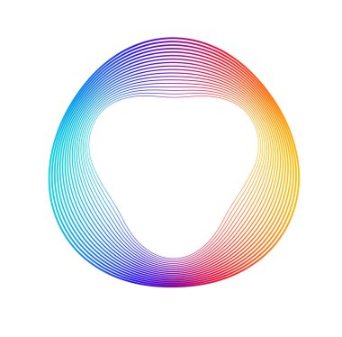 Modern biçim tasarım ögesi web sitesi veya uygulama pankartları yatay - soyut çizgiler 3d etkisi oluşturur. Vektör illüstrasyonu EPS 10 Web düğmeleri şablonu, web sitesi sunumu kullanılabilir