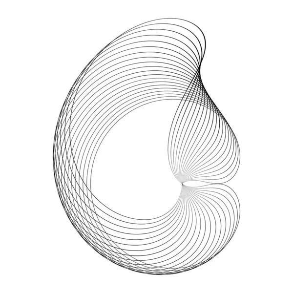 Éléments Logo Treillis Métallique Circulaire Illustration Vectorielle Les Affiches Arrière — Image vectorielle