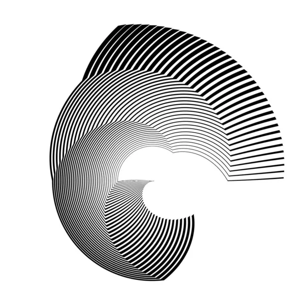 Элементы Дизайна Круг Кольца Элегантная Рамка Границы Абстрактный Круглый Элемент — стоковый вектор