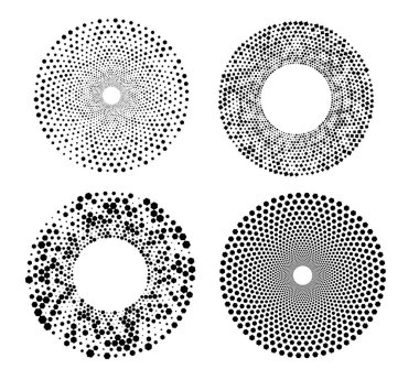 Reklam broşürü tasarım elemanları. Beyaz arka plan ve merkezden gelen zarif güneş çizgileri. Şablon broşürü, tasarım broşürü, haber bültenleri, afişler için vektör illüstrasyonu EPS 10