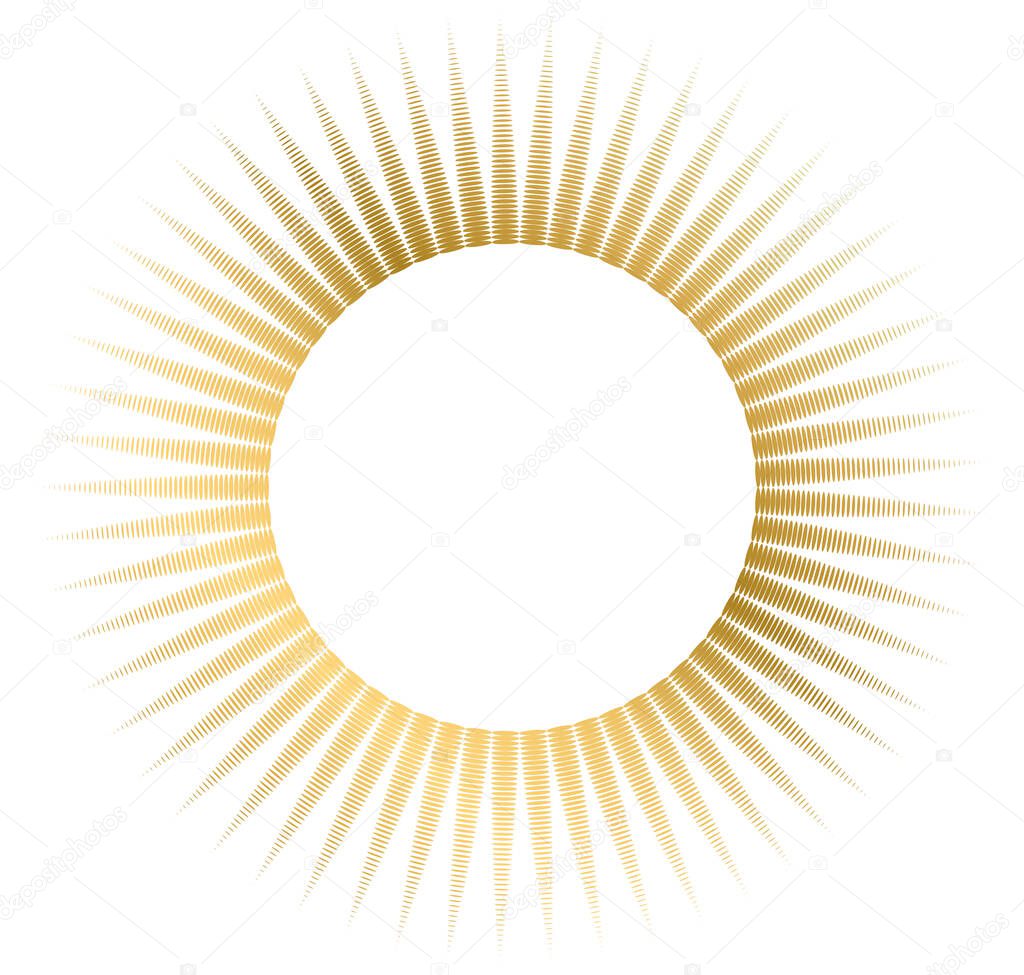 Summer yellow orange background with rays sun light burst. Hot with space for your message. Vector illustration EPS 10 for design presentation / brochure layout page / cover book or magazine