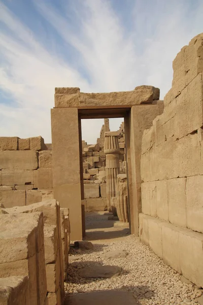 Ruínas do templo de Karnak — Fotografia de Stock