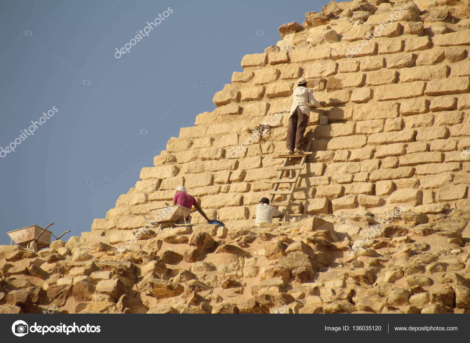 Egyptian Step Pyramid — Stock Photo © colin13362 #136035120