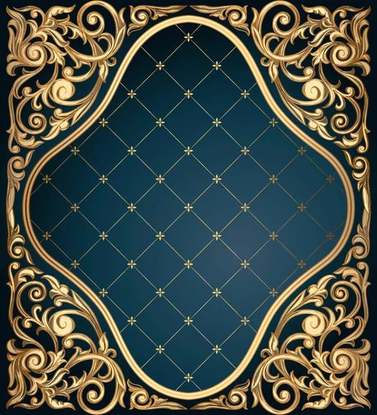 Altın kare çerçeve