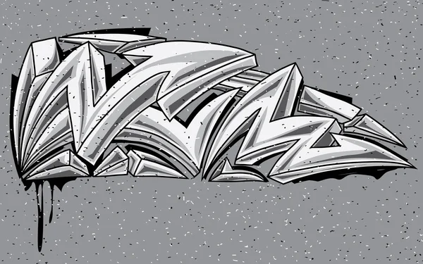 Graffiti abstracto con flechas — Vector de stock