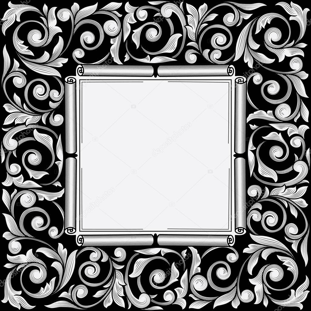 square decorative frame