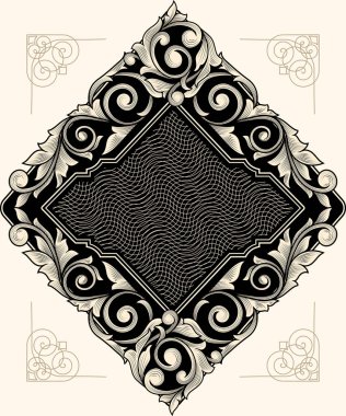 dekoratif öğeler çerçeveli