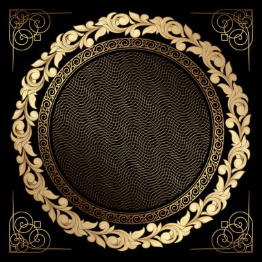 daire dekoratif desen