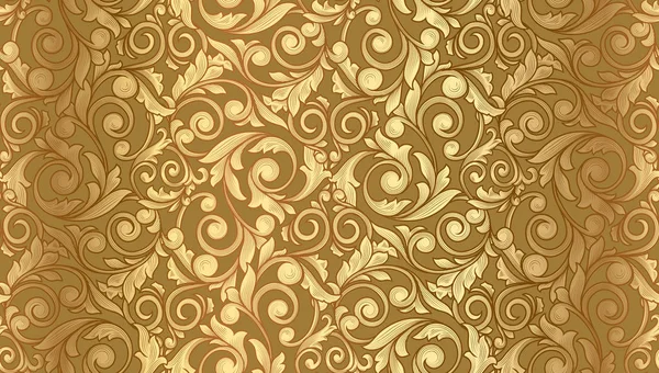 Ornate seamless decorative pattern — Stock Vector