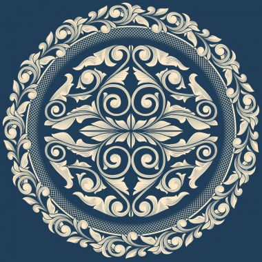 daire dekoratif desen