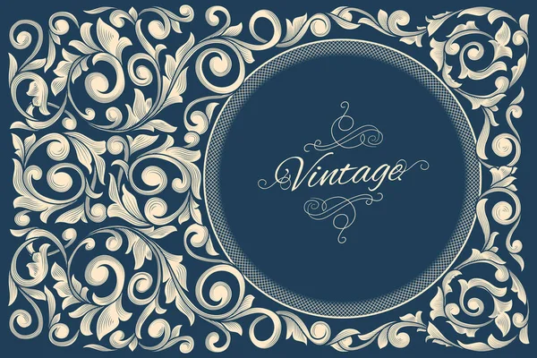 Patrón decorativo vintage — Archivo Imágenes Vectoriales