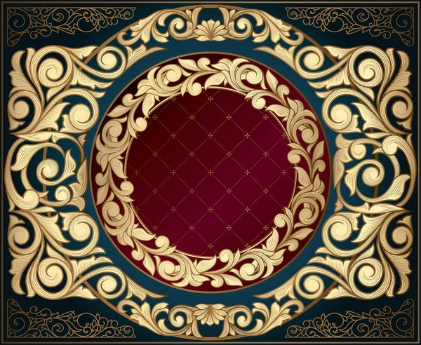 Dekoratif süslü çerçeve