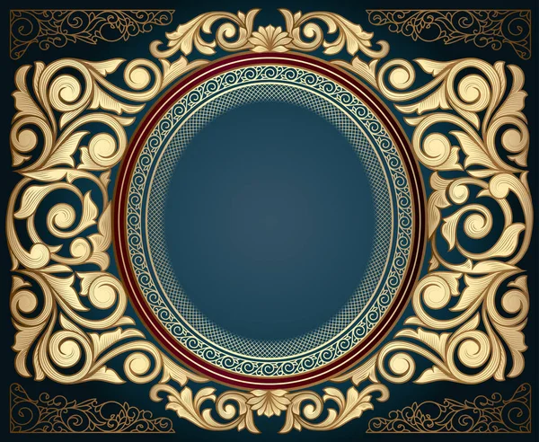 Dekoratif süslü çerçeve