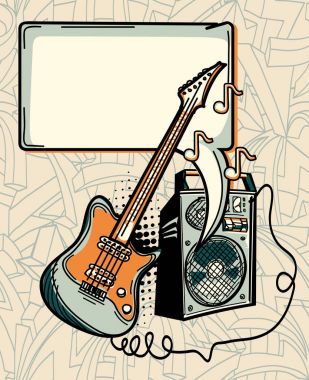 gitar müzik arka planda