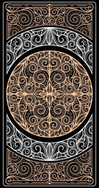 Klasik sanat deco tasarım kartı