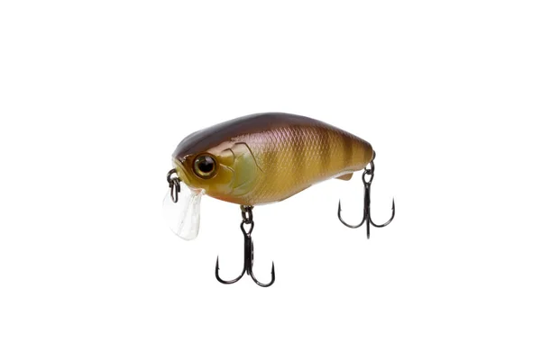 Lure for fishing predator with triple hooks — Stock Photo, Image