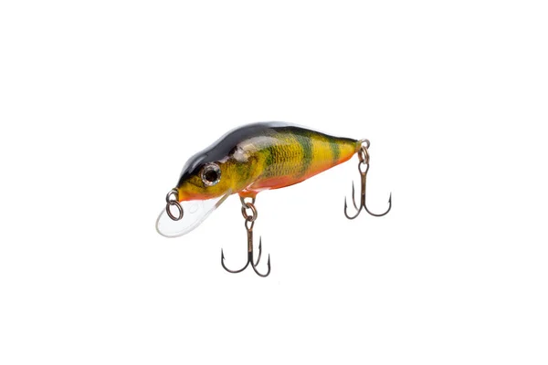 Lure for fishing predator with triple hooks — Stock Photo, Image